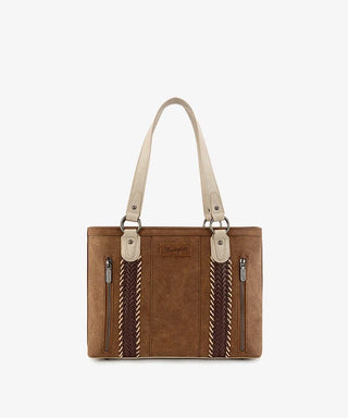 Bolso Wrangler Trenzado Café Dama