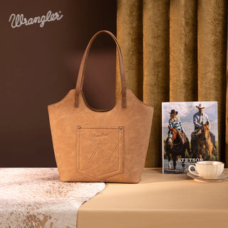 Bolso Wrangler Bordado Azteca Marrón Dama