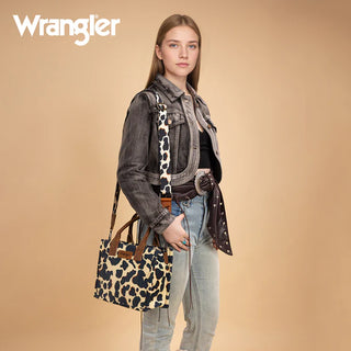 Bolso Wrangler Animal Print Marrón Dama