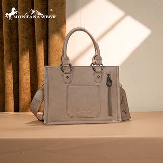 Bolso Montana West Concho Tan Dama