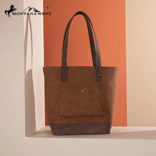 Bolso Montana West Bordado Café Dama