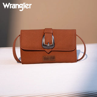 Cartera Wrangler Piel Marrón Dama
