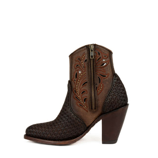 Botín Rio Grande Sienna Petatillo Crazy Chocolate Tejido Dama