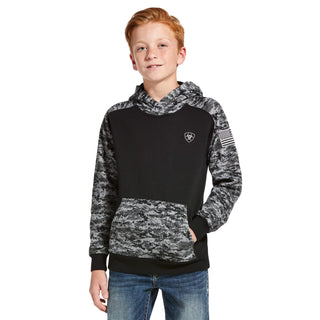 Sudadera Ariat Patriot Negro Niño