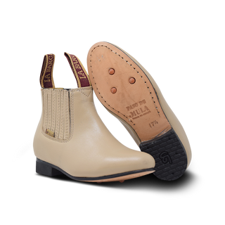 Botín Charro La Barca 615 Suela De Cuero Niño