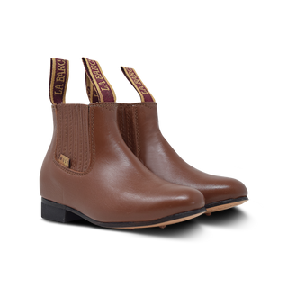 Botín Charro La Barca 615 Suela De Cuero Niño