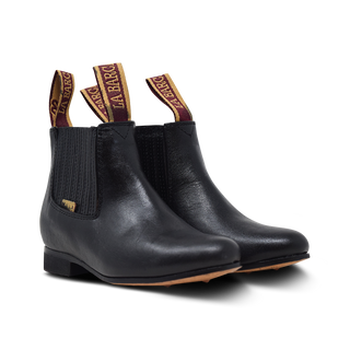 Botín Charro La Barca 615 Suela De Cuero Niño