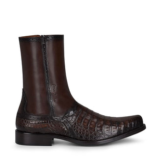 Bota Franco Cuadra Piel Genuina Caimán Choco Caballero