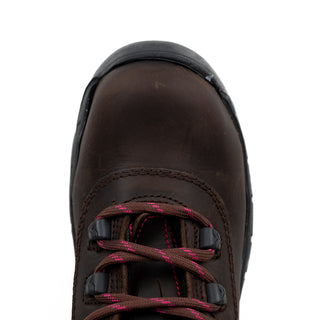 Bota PMA Café Rosa S. Doble Densidad C. Poliamida Dama