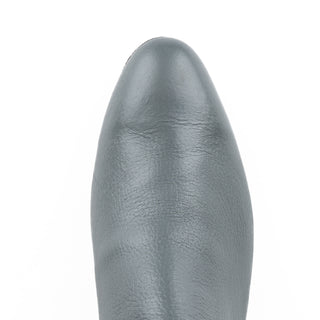 Botín La Barca 500 Paso de Mula Piel Gris Caballero