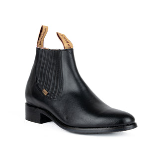 Botín La Barca 805 Papá Grande Piel Negro Caballero