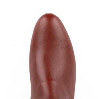 Botín La Barca 908 Suela de Hule Piel Ladrillo Caballero