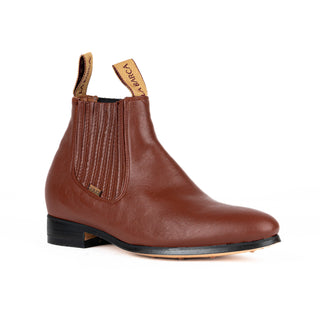 Botín La Barca 800 Papá Grande Piel Ladrillo Caballero