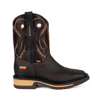 Bota Rio Grande Búfalo Suela 4X4 Crazy Chocolate Caballero