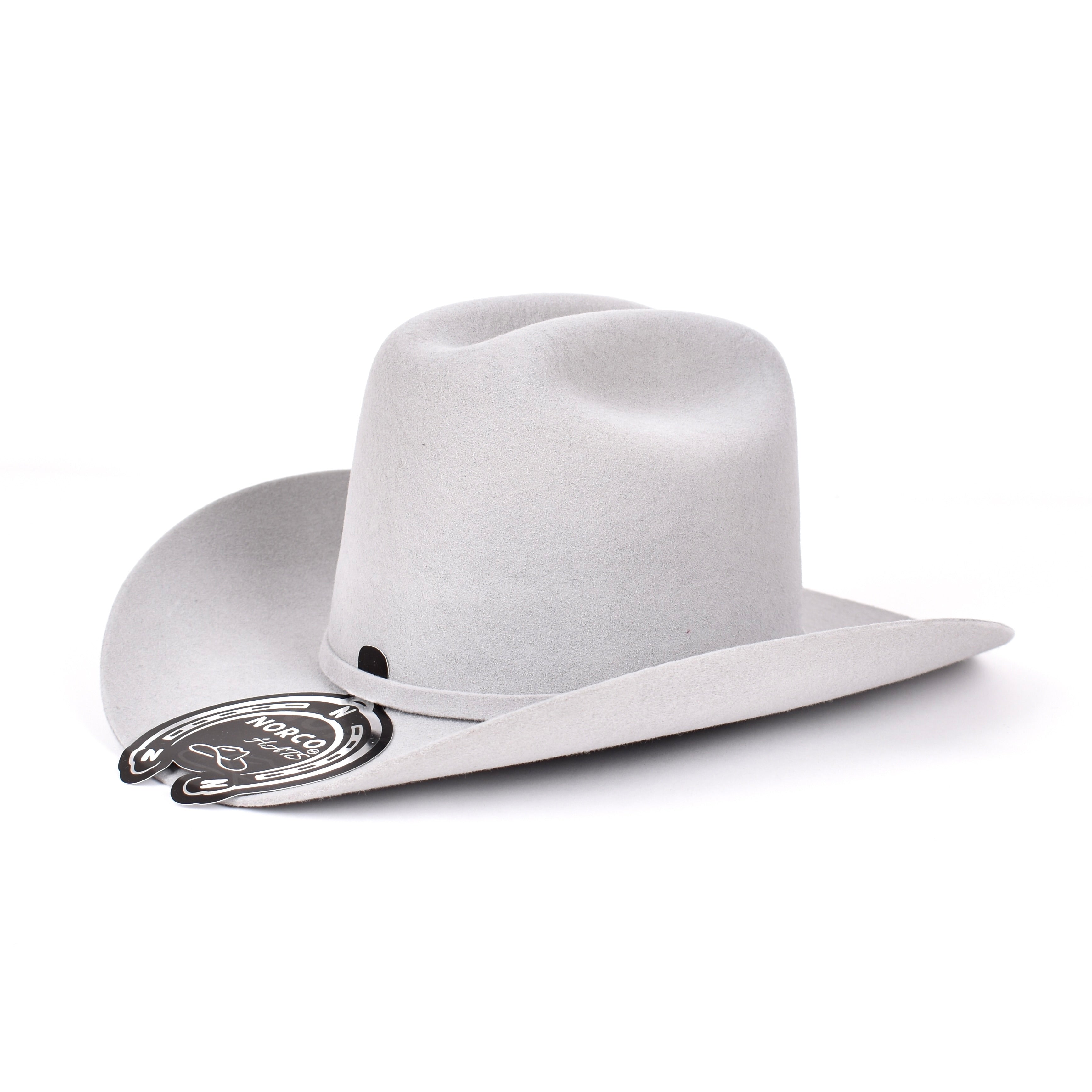 Texana Norco Hats de Lana Gris Copa Alta
