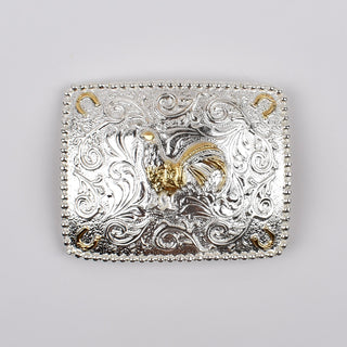 Hebilla Vaquera Ranch Brand Gallo