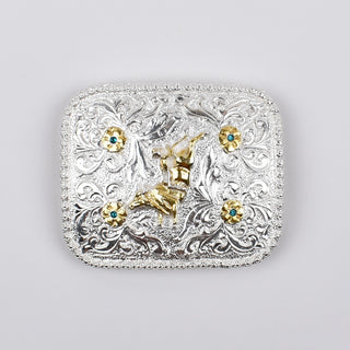 Hebilla Vaquera Ranch Brand Rodeo