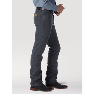 Jeans Wrangler Corte Vaquero Slim Fit Charcoal Gray Caballero