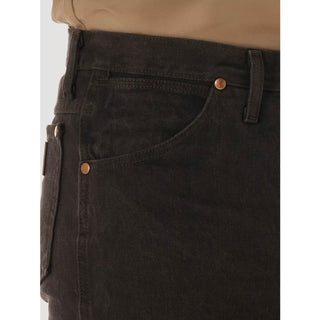 Jeans Wrangler Corte Vaquero Slim Fit Chocolate Caballero