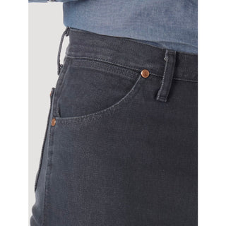 Jeans Wrangler Corte Vaquero Slim Fit Charcoal Gray Caballero