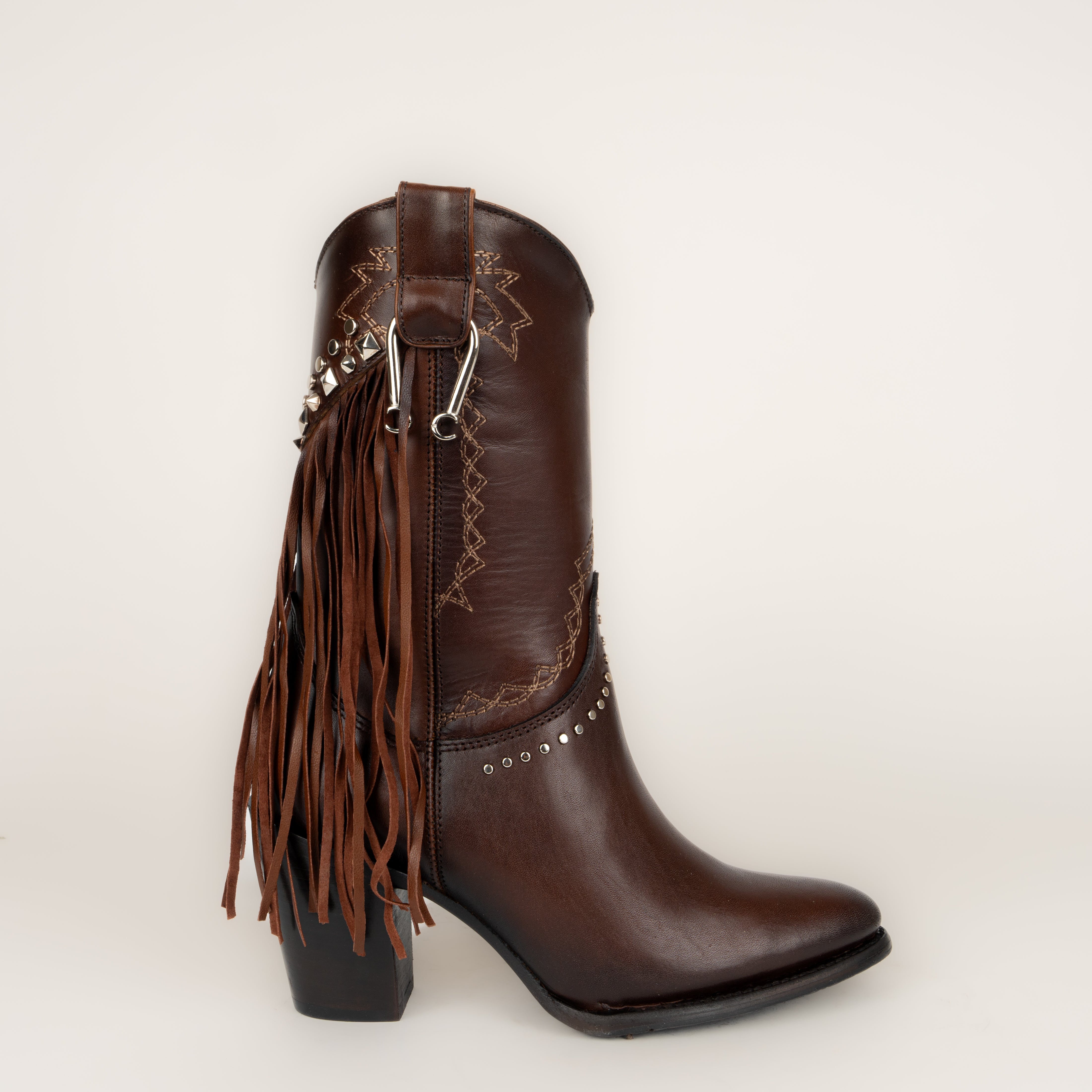 Botas de Cuero Original para Mujer Color Shedron WD-483