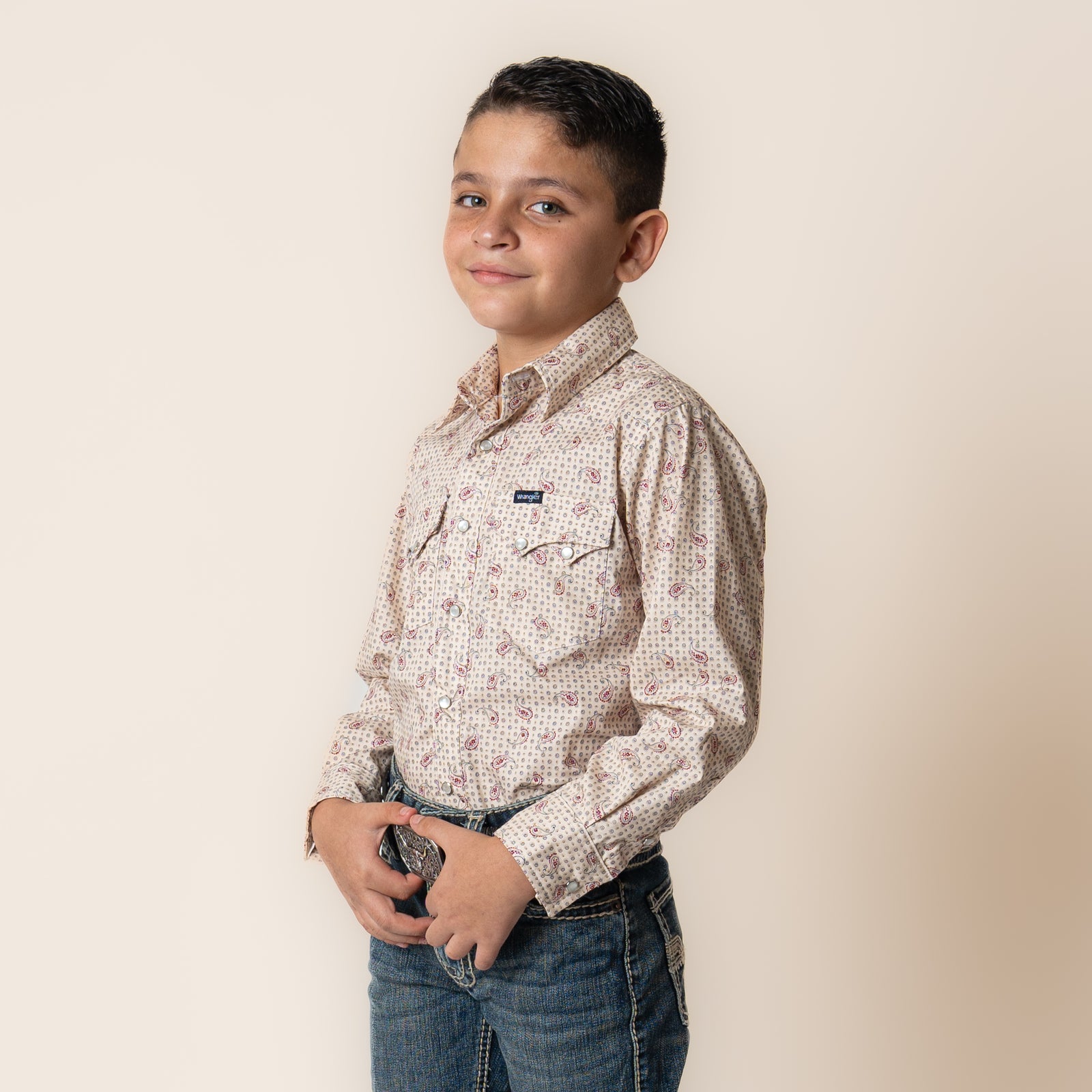 Camisa Wrangler Estampado Niño