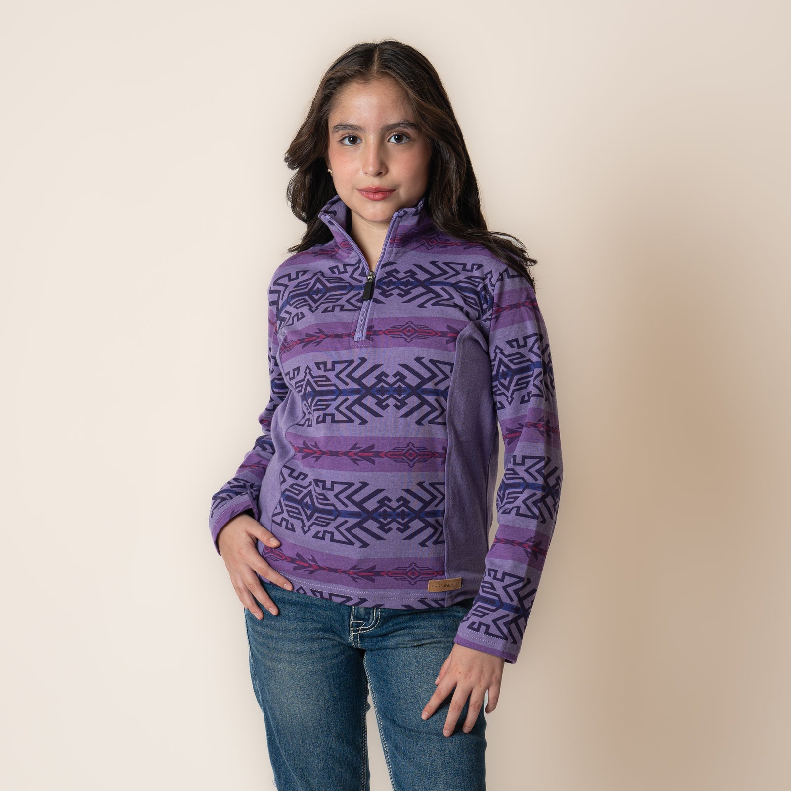 Suéter Panhandle Atec Violet Niña