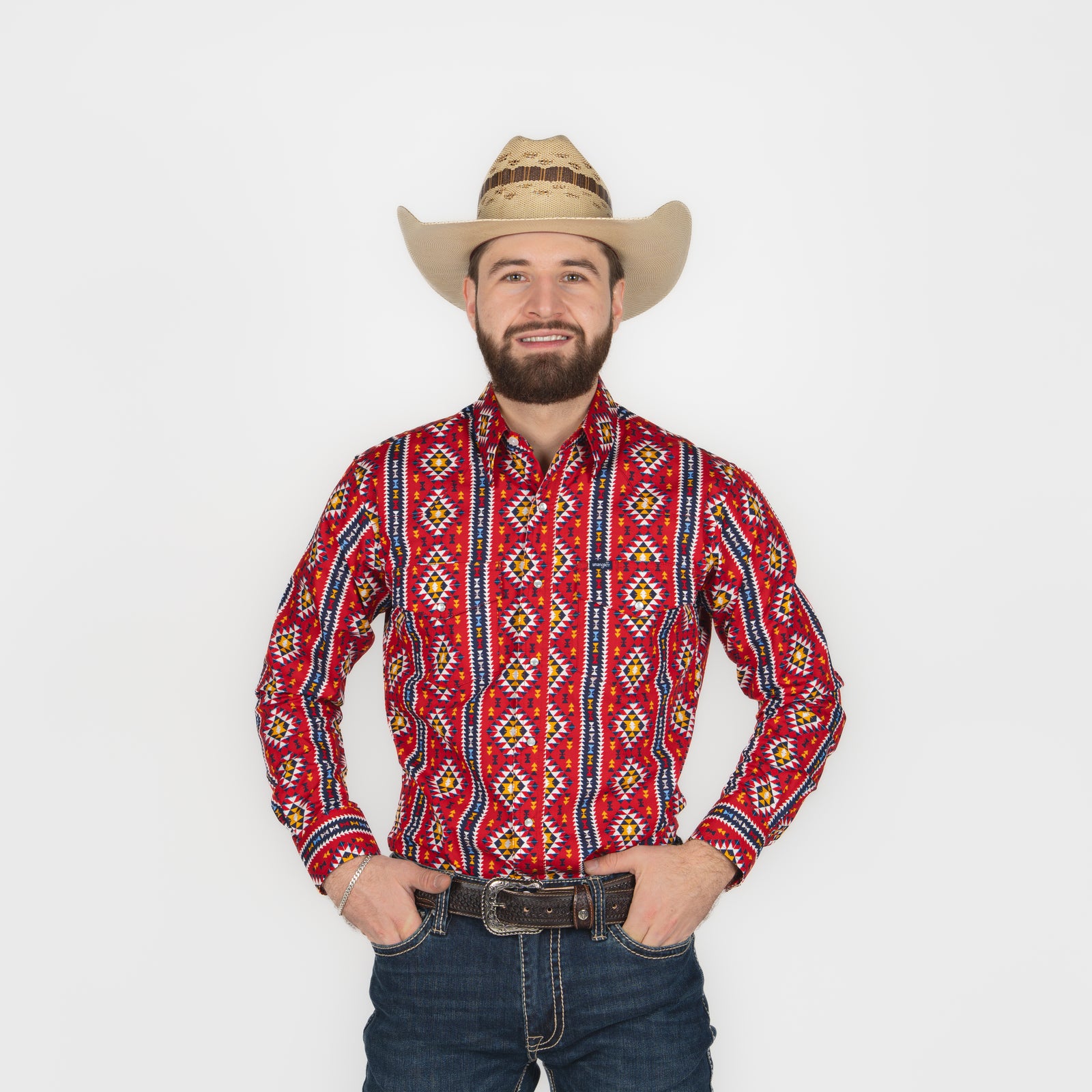 Camisa Rock & Roll Denim Aztec Navy Niño