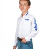 Camisa Wrangler Logo Manga Niño