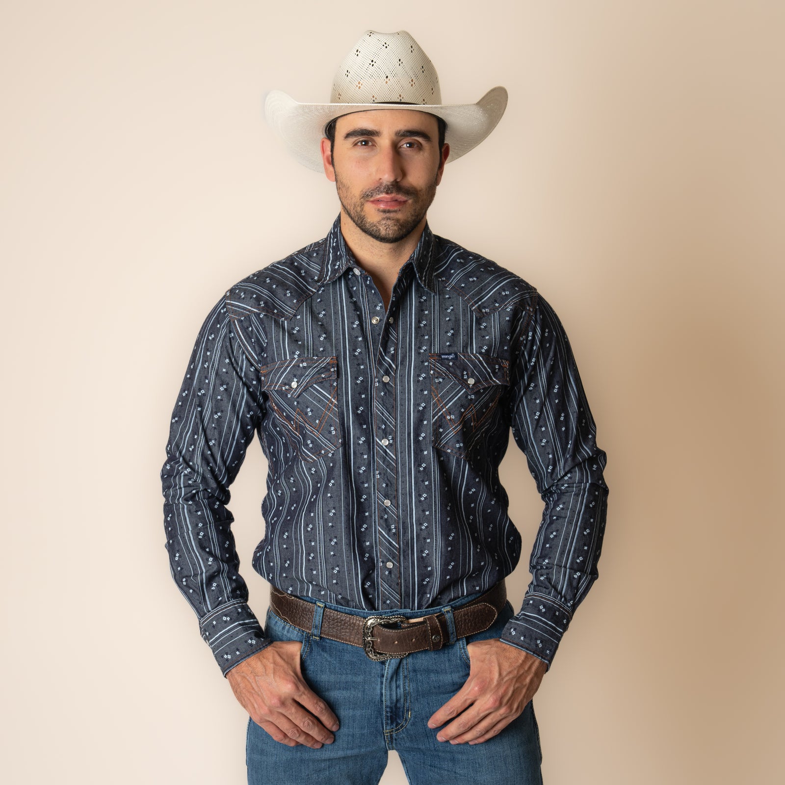 Gorra Ariat Gris Negro