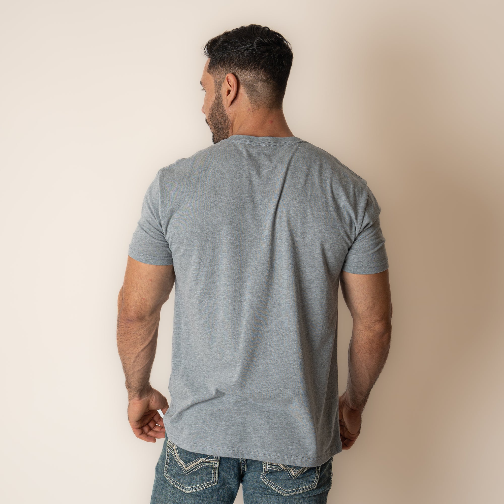 Playera Kimes Ranch Bullseye Dark Grey Heather Caballero