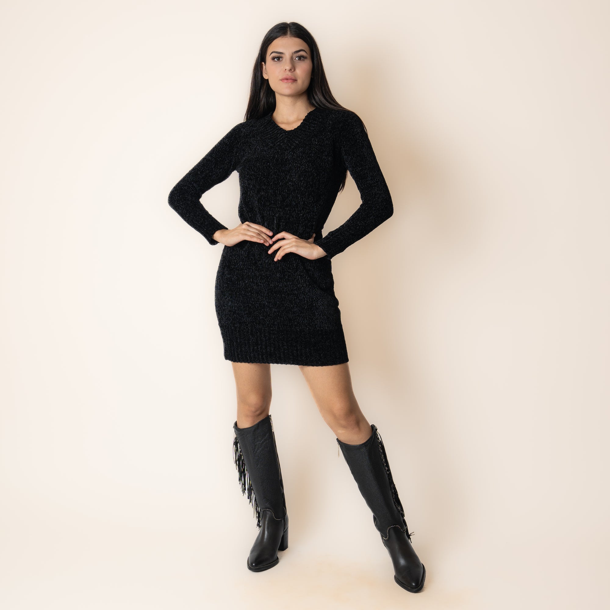 Vestido Panhandle Tunic Black Dama