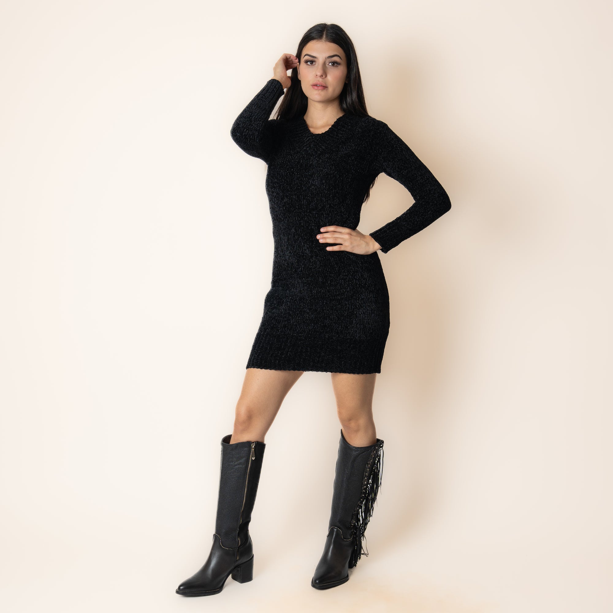 Vestido Panhandle Tunic Black Dama