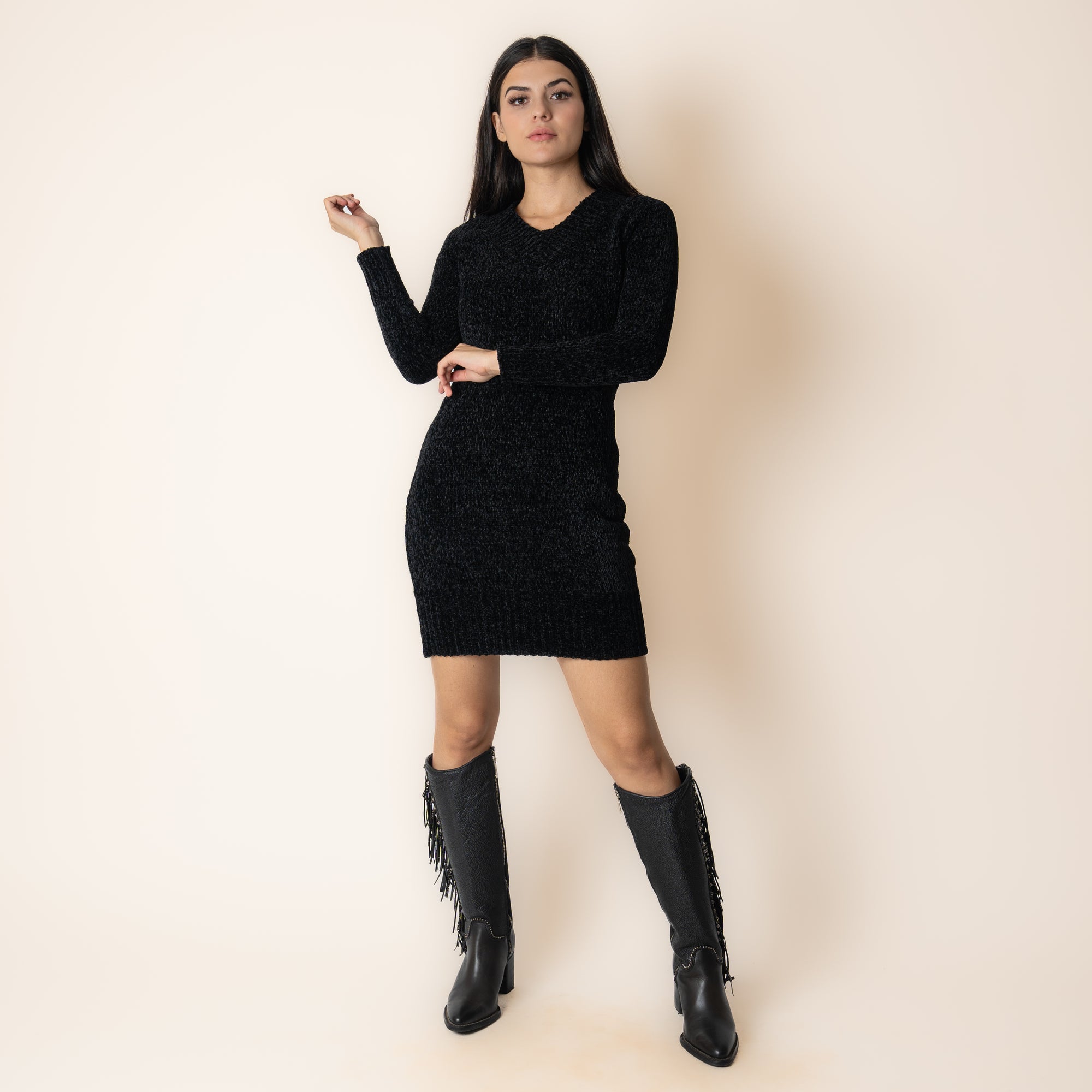 Vestido Panhandle Tunic Black Dama