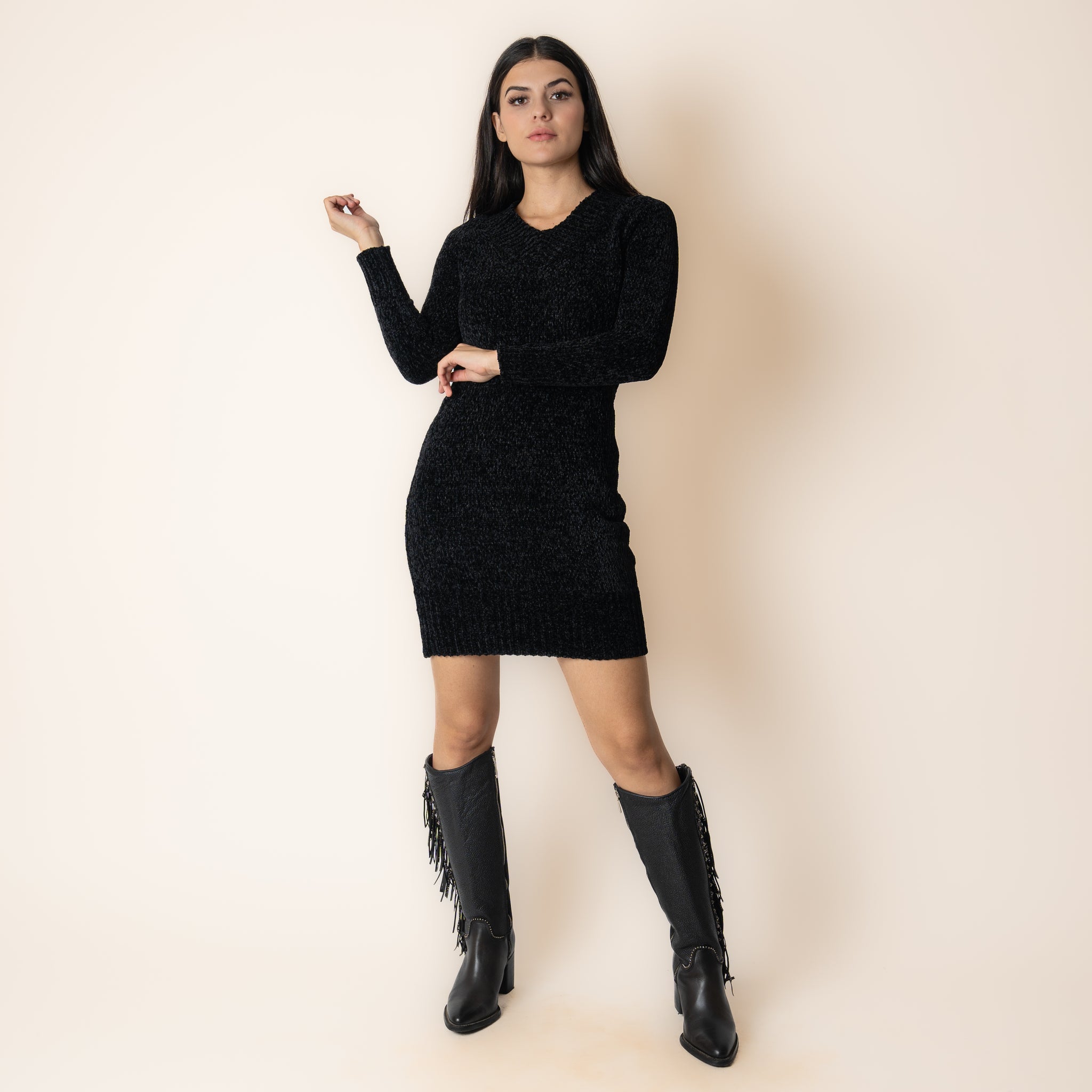 Vestido Panhandle Tunic Black Dama
