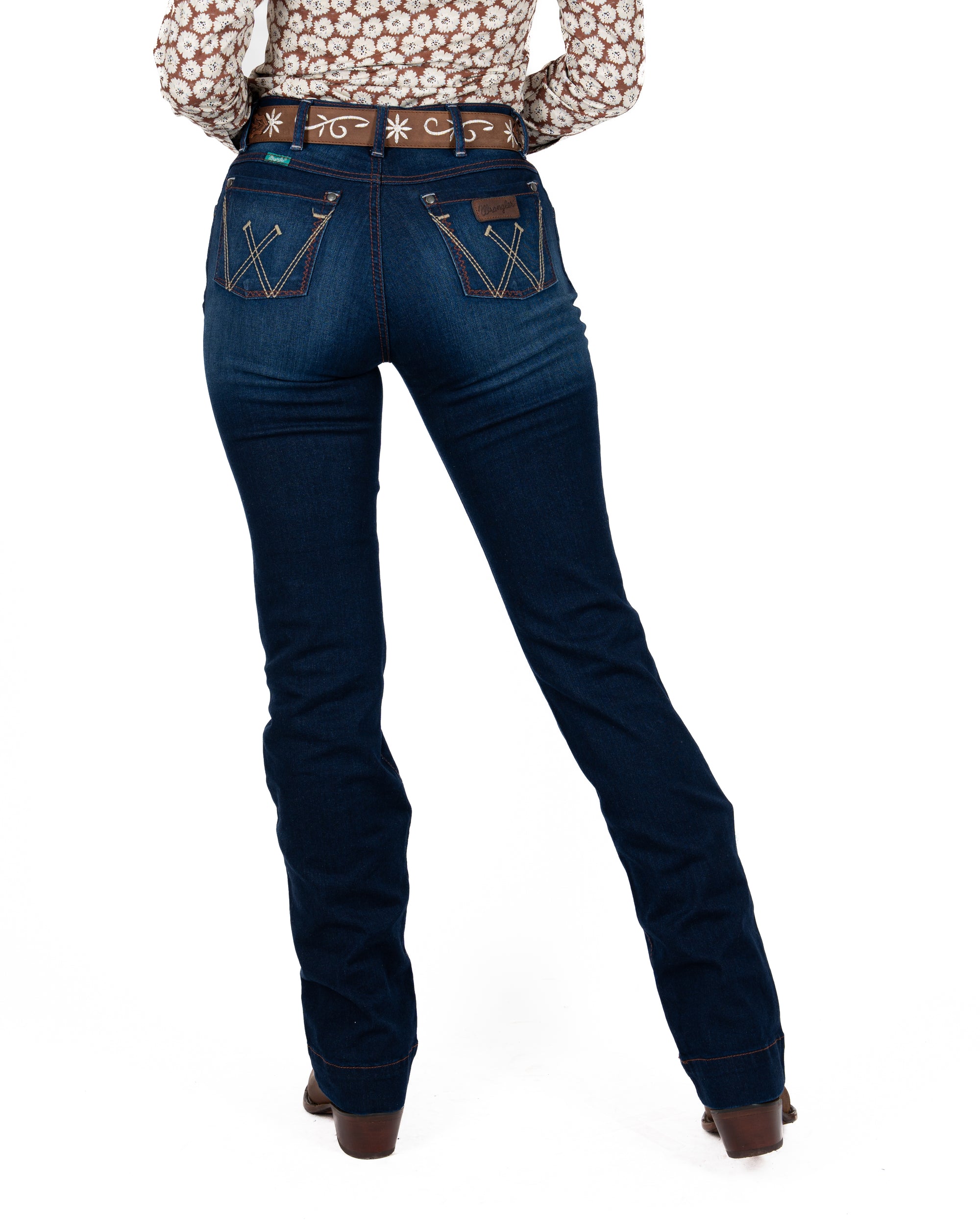 Jeans Wrangler High Rise Dama