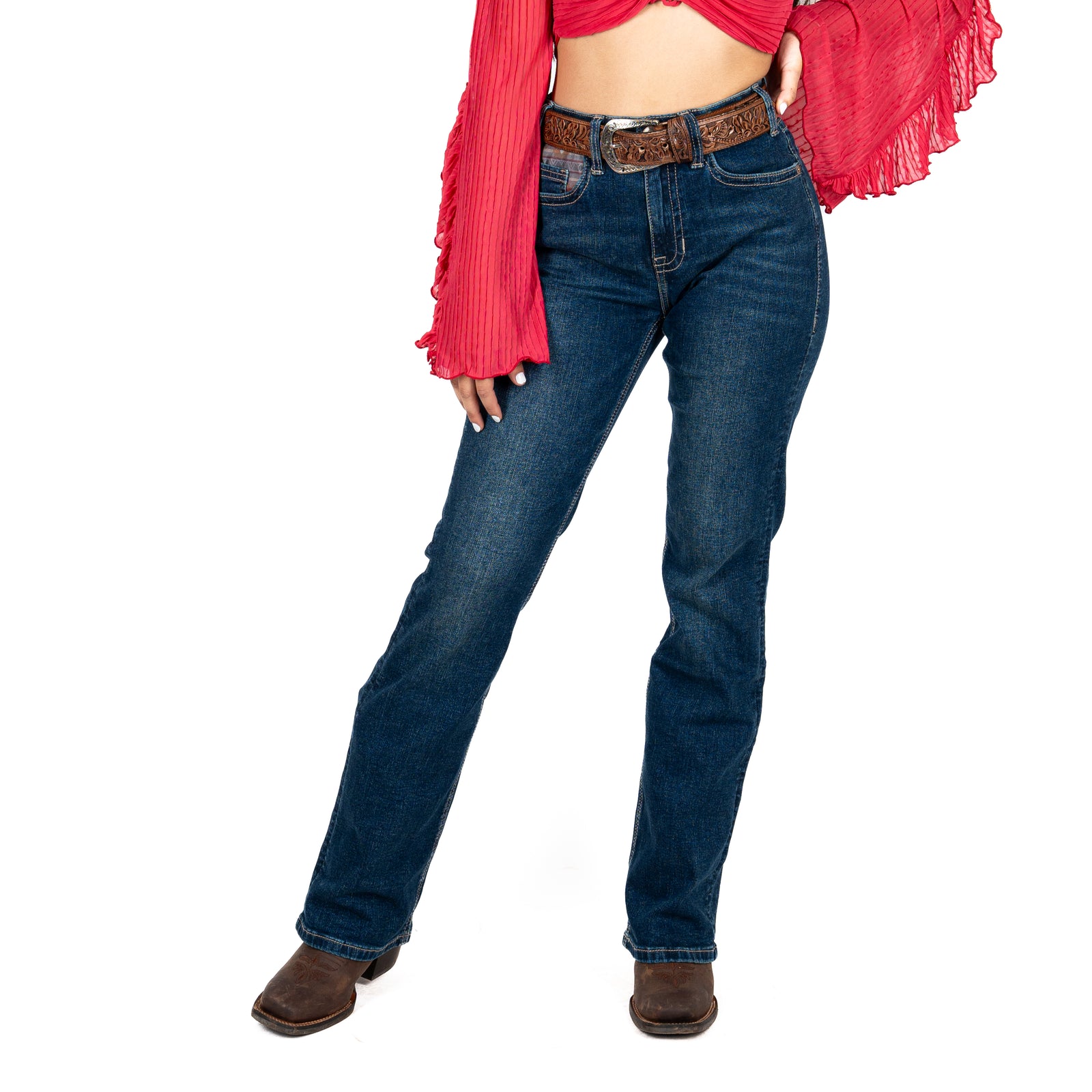 Jeans Hooey X Rock & Roll Denim High Rise dama