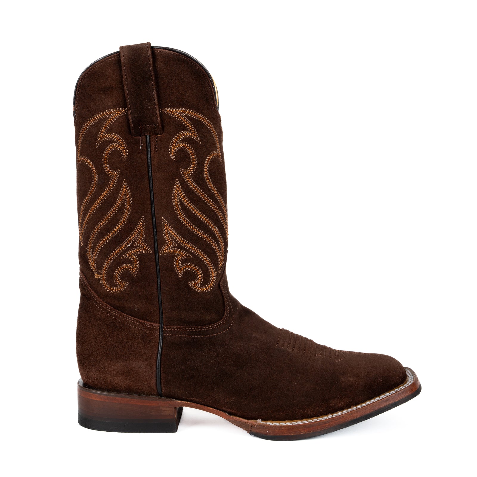 Bota Coyote Ranch Aldama Gamuza Choco Caballero