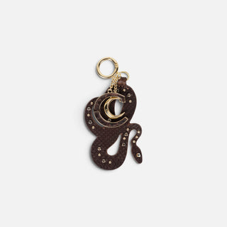 Llavero Cuadra Serpiente Cafe