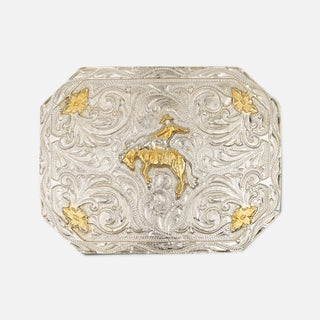 Hebilla Ranch Brand Vaquero Dorado