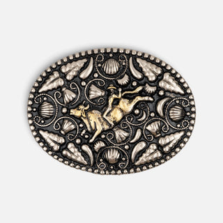 Hebilla Ranch Brand Rodeo Black