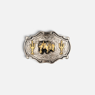 Hebilla Ranch Brand Caballos Catus Niño