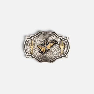 Hebilla Ranch Brand Rodeo Catus Niño
