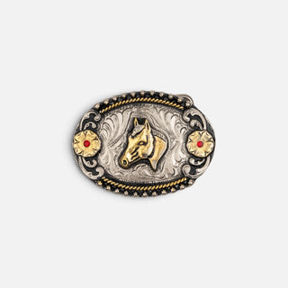 Hebilla Ranch Brand Caballo Niña