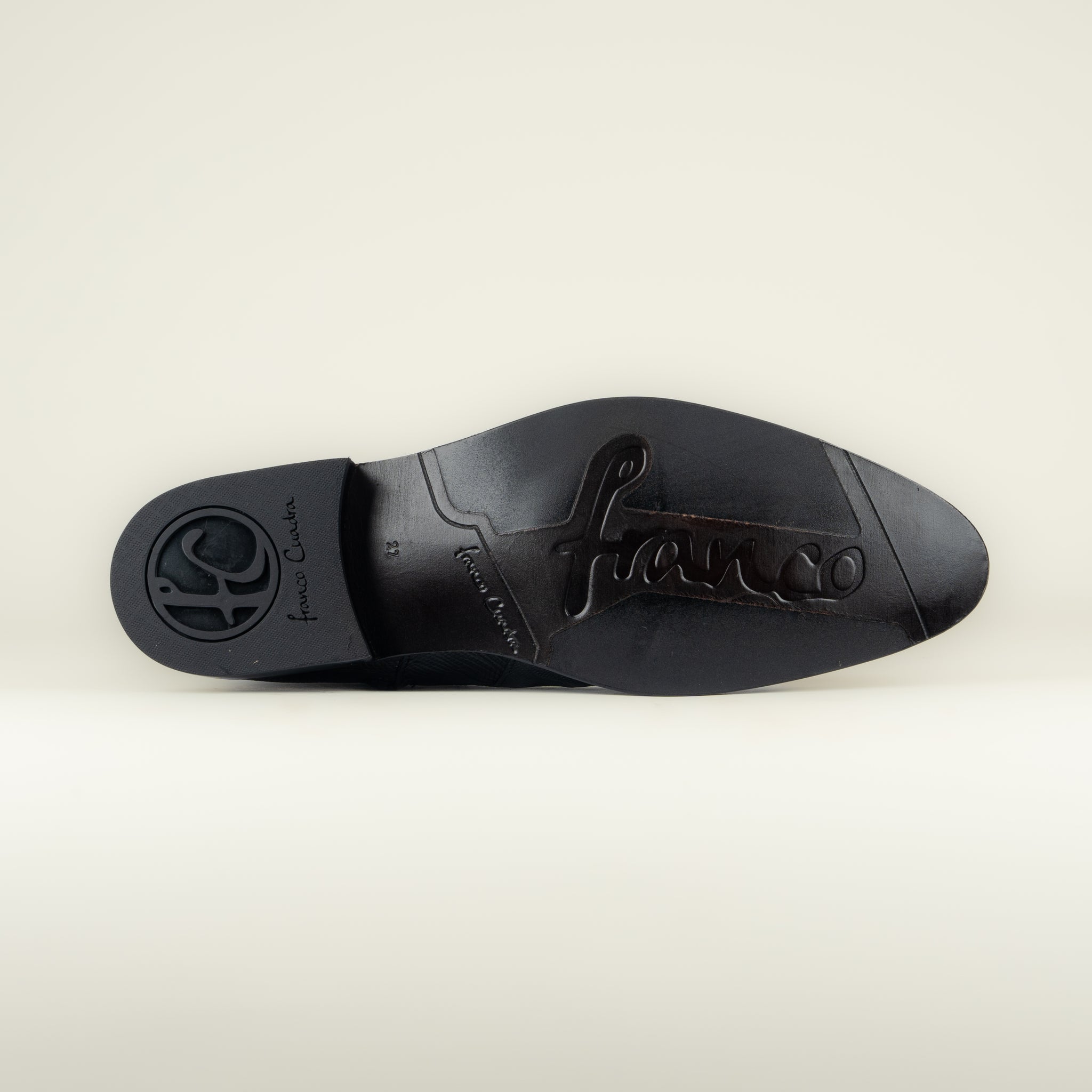 Bota Franco Cuadra Lizard Teju Ternera Inca Black Caballero