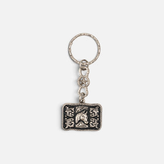 Llavero Ranch Brand Caballo Rameado