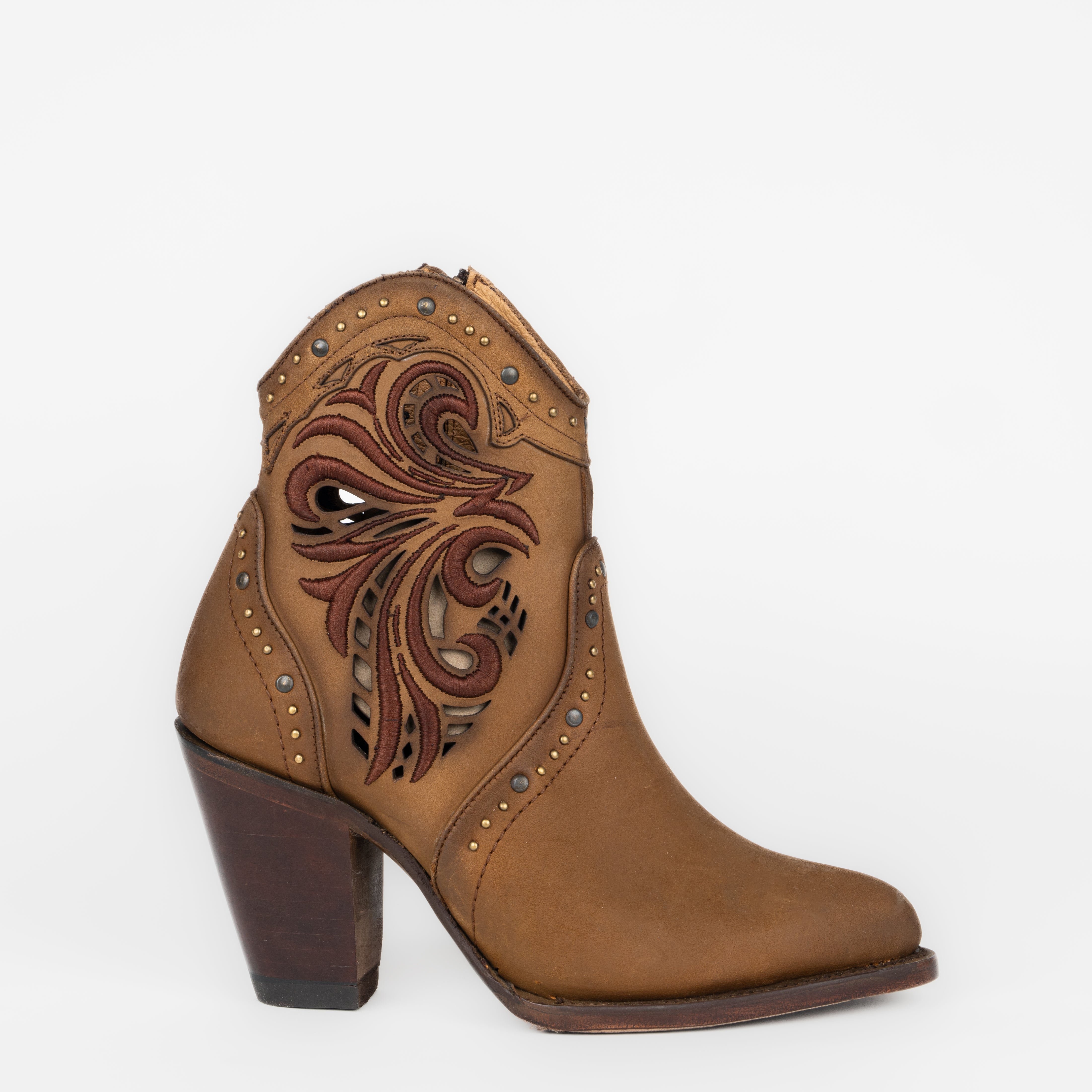 Botín Rio Grande Regina Crazy Roble Miel Dama Botas Chicho