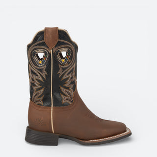 Bota Rio Grande Tommy Crazy Tan Crack Chocolate Niño