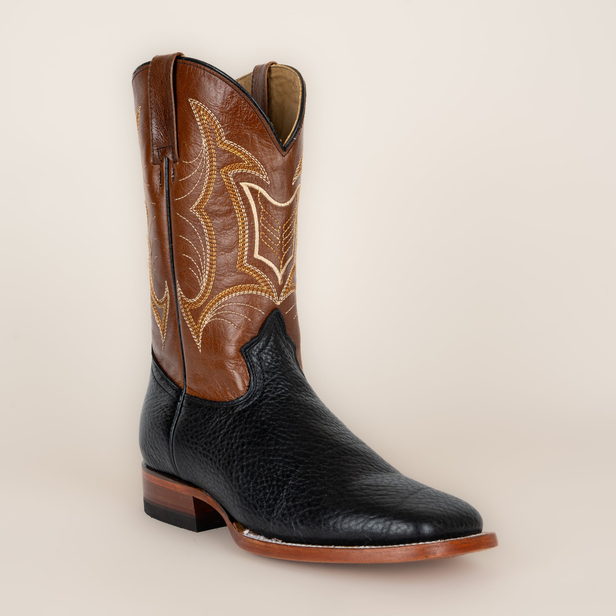 Bota Coyote Ranch Uruachi Shoulder Negro Cajeta Caballero