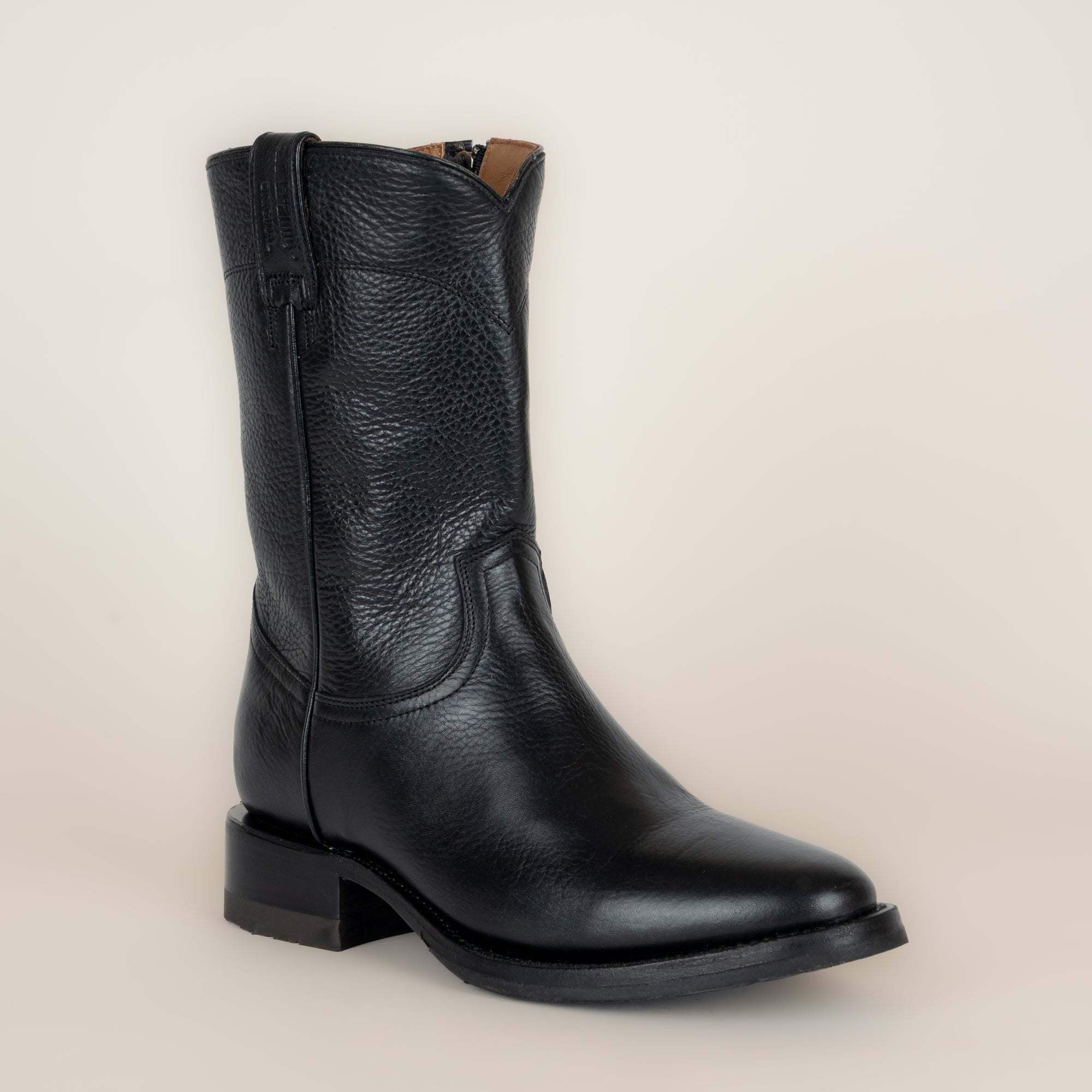 Bota Rio Grande Wichita Con Cierre Himalaya Negro Caballero
